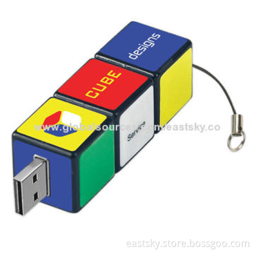 Magic cube USB drive, with CE and FCC certificates, compliant with the RoHS DirectivesNew